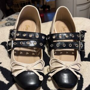 Chase + Chloe size 7 ballet flat with double strap